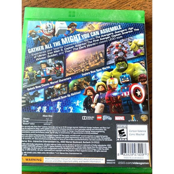 Lego Marvel Avengers Video Game with case - Picture 2 of 4